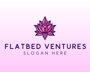 Colorful Lotus Peacock logo design