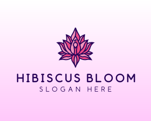 Colorful Lotus Peacock logo design