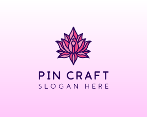 Colorful Lotus Peacock logo design