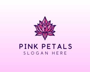 Colorful Lotus Peacock logo design