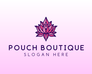 Colorful Lotus Peacock logo design