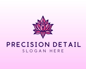 Colorful Lotus Peacock logo design