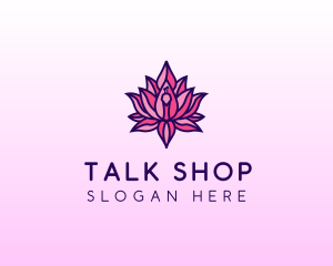 Colorful Lotus Peacock logo design