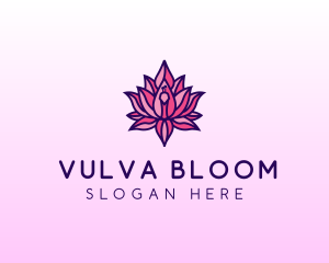 Colorful Lotus Peacock logo design