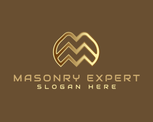 Elegant Upscale Letter M logo design