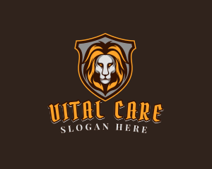 Wild Lion Shield  Logo