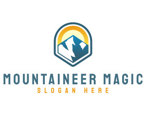 Mountain Peak Hiker logo design