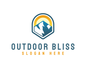 Mountain Peak Hiker logo design