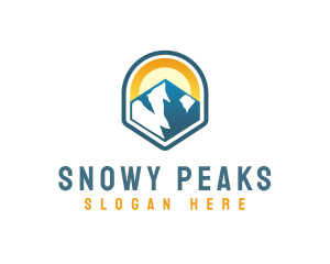 Mountain Peak Hiker logo design