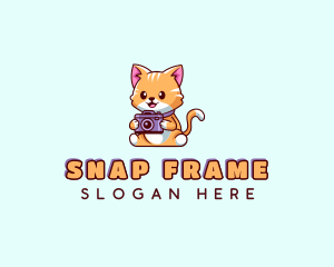 Cat Vlogger Camera logo design