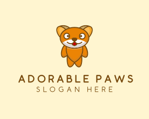 Cute Teddy Bear logo design