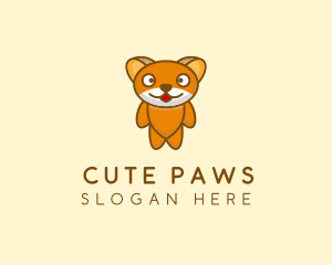 Cute Teddy Bear logo design