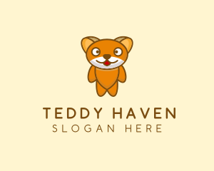 Cute Teddy Bear logo design