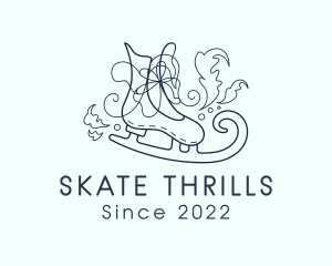 Ice Skating Shoes logo design