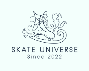 Ice Skating Shoes logo design