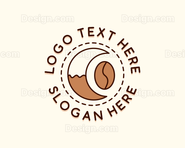 Coffee Bean Moon Cafe Logo