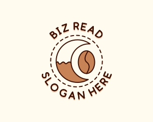 Coffee Bean Moon Cafe logo design