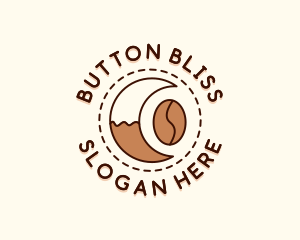 Coffee Bean Moon Cafe logo design