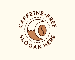 Coffee Bean Moon Cafe logo design