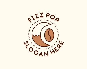 Coffee Bean Moon Cafe logo design