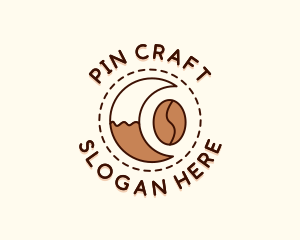 Coffee Bean Moon Cafe logo design