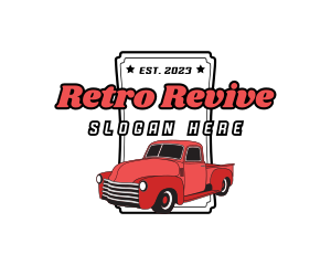 Retro Auto Car logo design