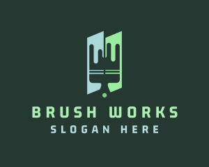 Painting Paint Brush logo design