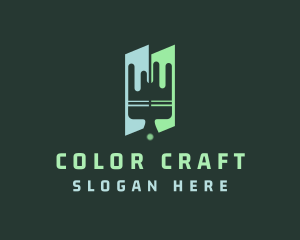 Painting Paint Brush logo