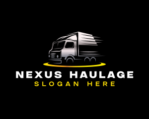 Delivery Transportation Truck Logo