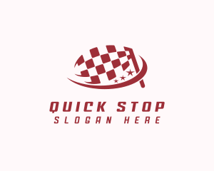 Racing Flag Karting logo design