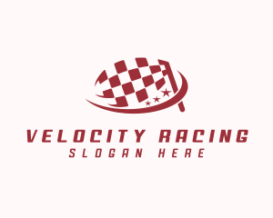 Racing Flag Karting logo design