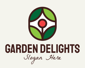 Eco Flower Plant  logo design