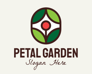 Eco Flower Plant  logo design