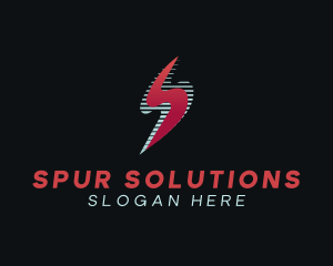 Red Gradient Letter S logo design