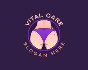 Butt Swimsuit Bikini Logo