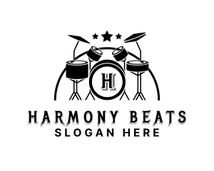 Drum Band Music logo design