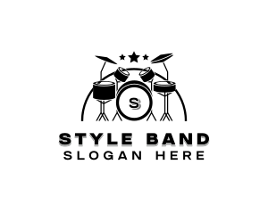 Drum Band Music logo design