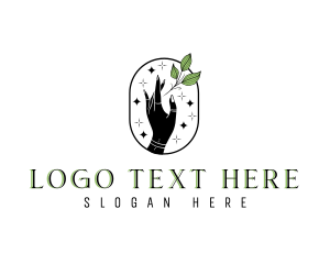 Mystical Hand Herb logo