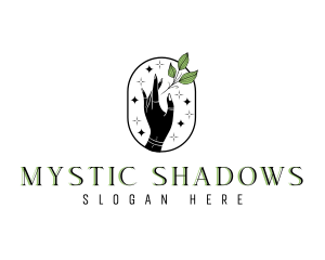 Mystical Hand Herb logo design