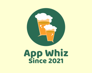 Beer Pub Chat App  logo design