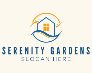 Seaside Apartment House logo design