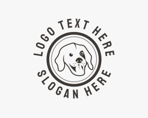 Happy Dog Face logo