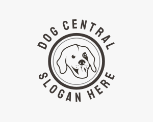 Happy Dog Face logo design