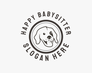 Happy Dog Face logo design