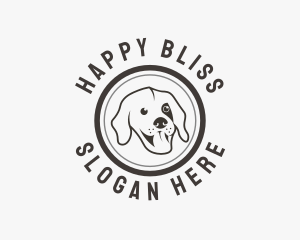 Happy Dog Face logo design