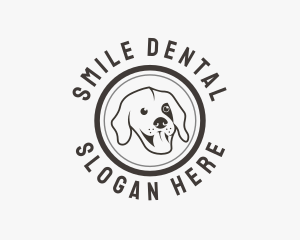 Happy Dog Face logo design