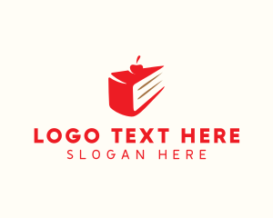 Sugar - Cherry Cake Dessert logo design