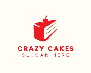 Cherry Cake Dessert Bites logo design