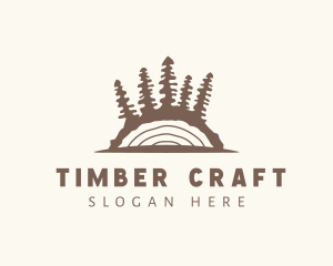 Forest Woods Lumber logo design