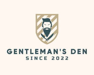 Men Barber Hairstyling logo